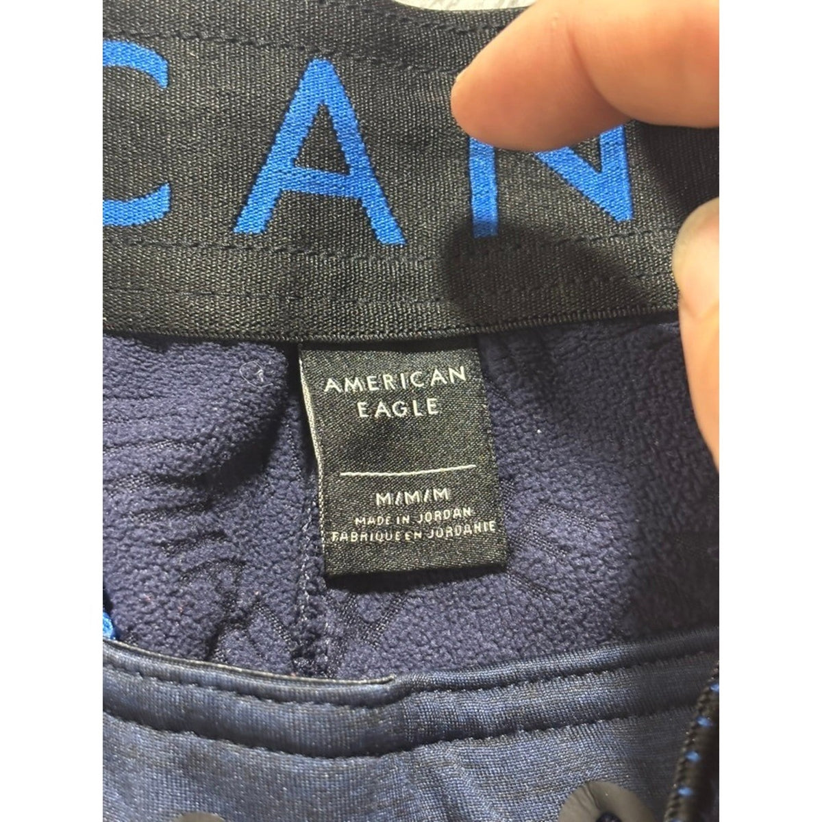 American Eagle M Navy Blue Jogger Sweatpants Athleisure Casual Mens