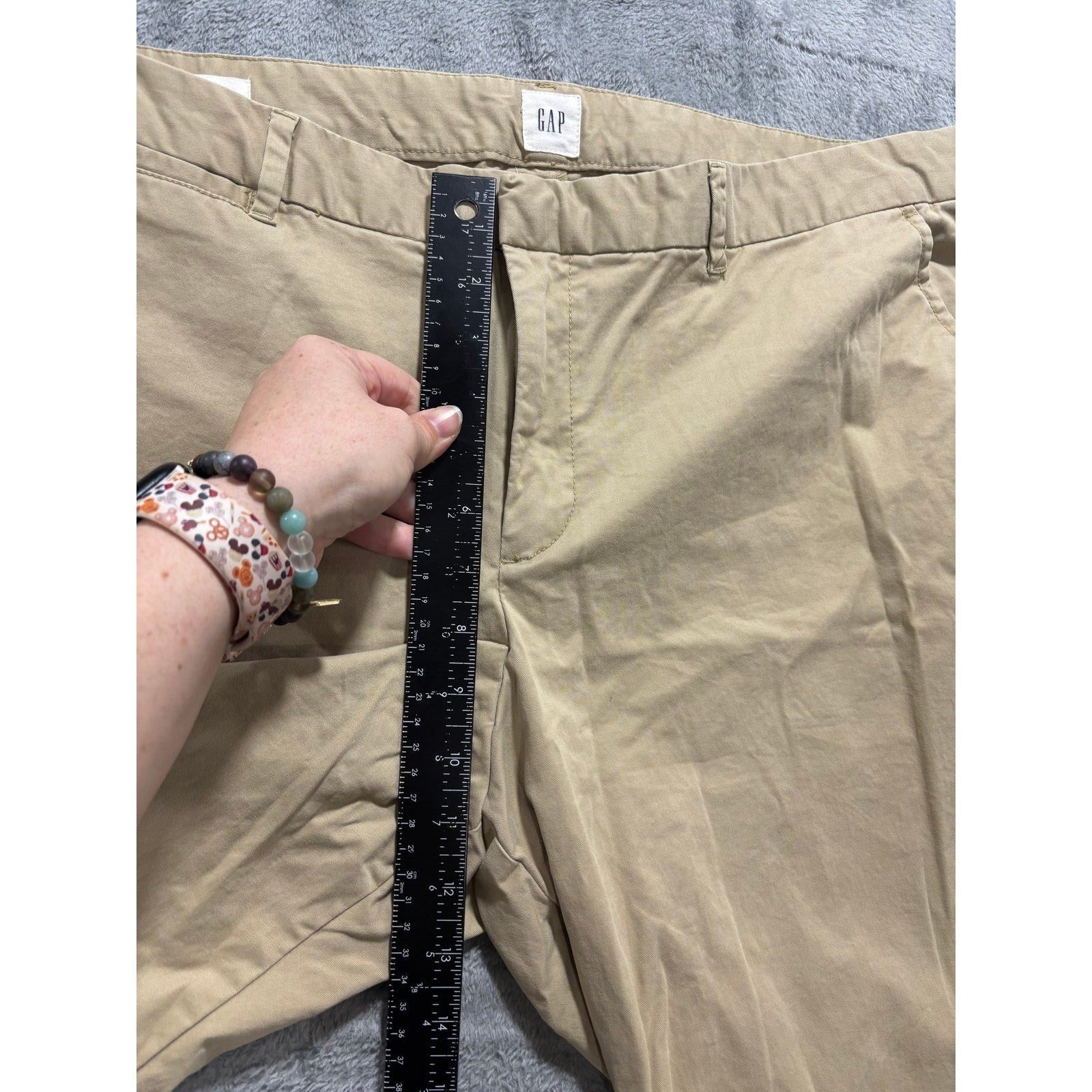 GAP 20 Tan Womens Chino Pants Straight Leg Casual Preppy Trousers