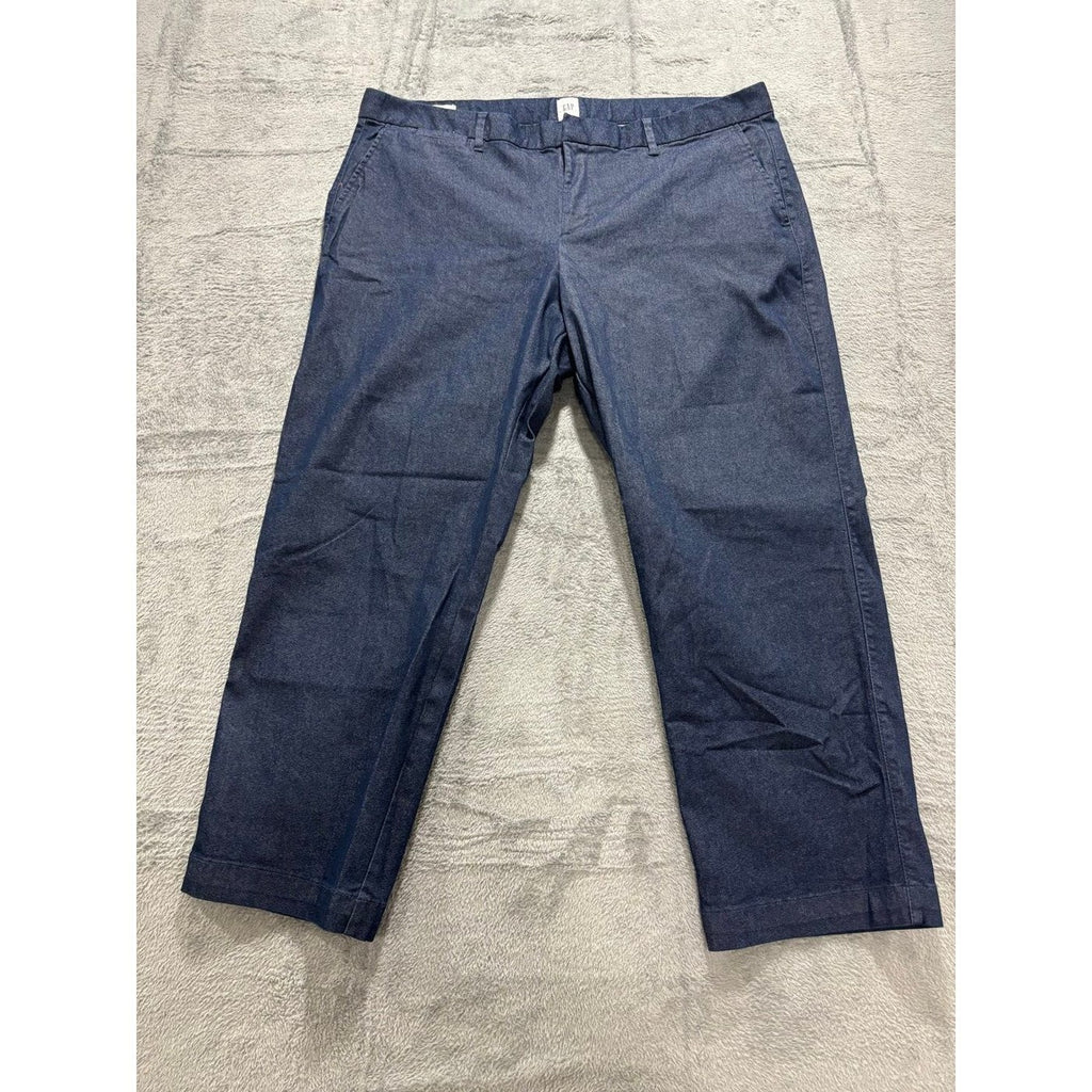 GAP 18 Blue Slim City Crop Pants Womens Casual Classic
