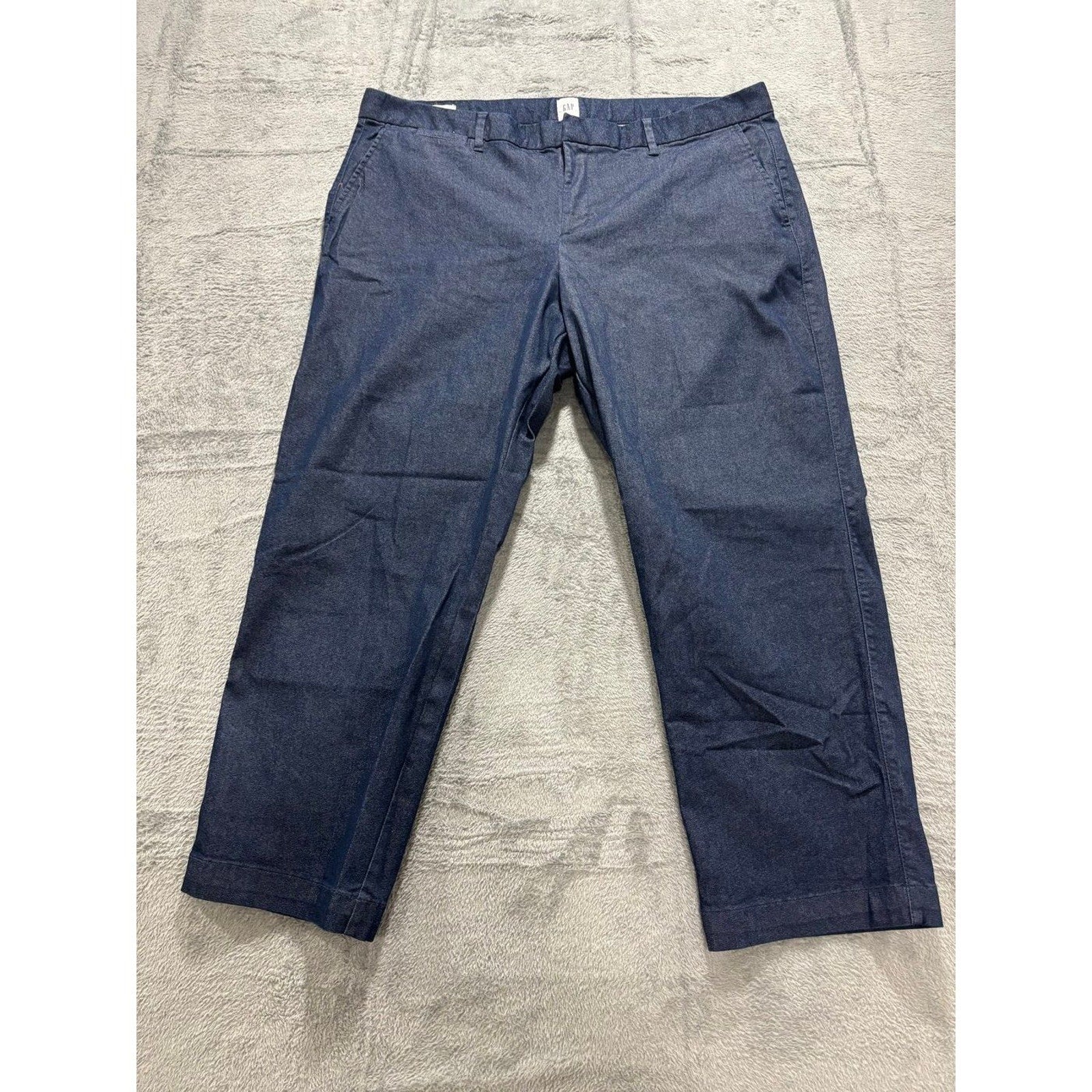 GAP 18 Blue Slim City Crop Pants Womens Casual Classic