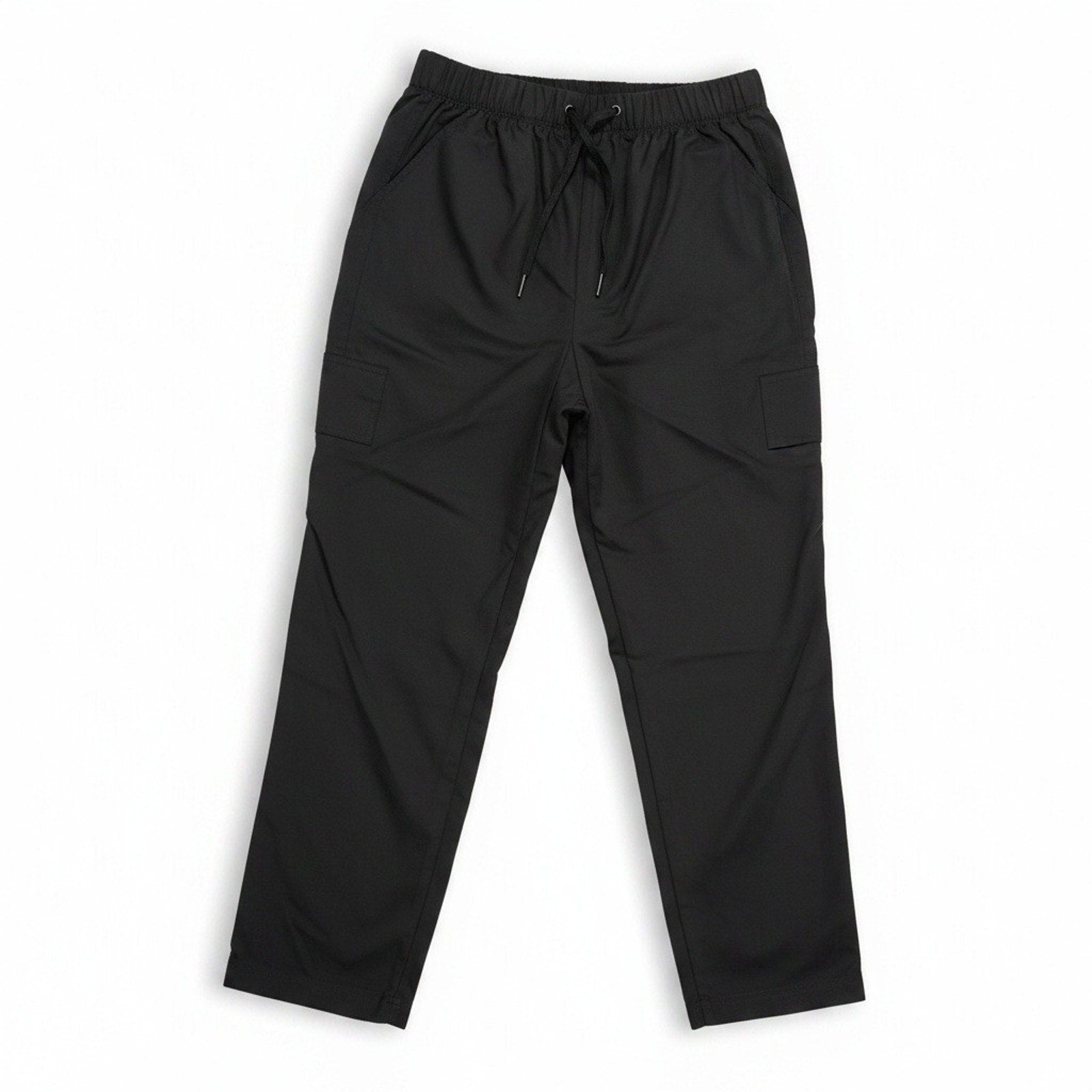 Old Navy Active Womens L Tall Black StretchTech Cargo Jogger Pants Hike Travel