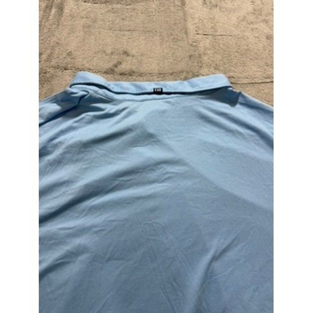 Cutter & Buck Mens XXL Light Blue War of the Roses Embroidered Polo Shirt