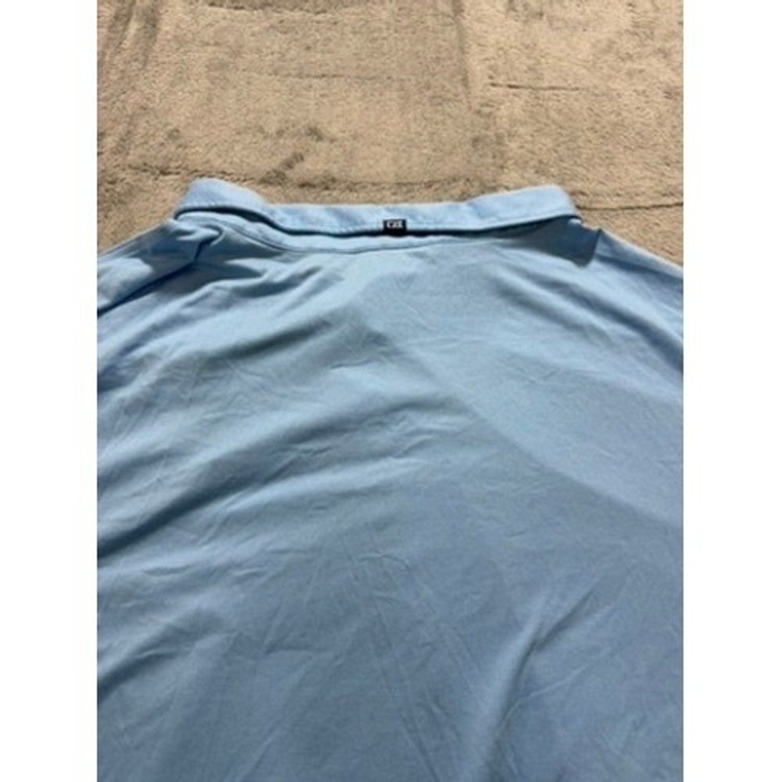 Cutter & Buck Mens XXL Light Blue War of the Roses Embroidered Polo Shirt