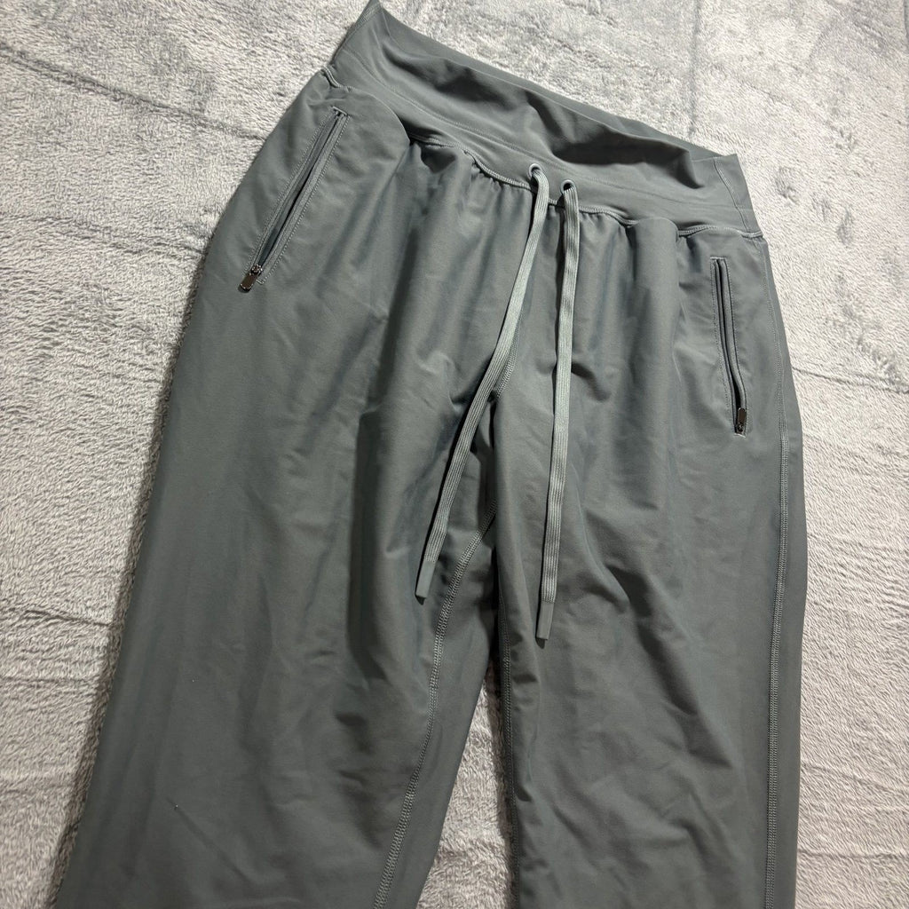 Old Navy Womens L Tall Gray Powersoft High-Rise Jogger Pants Athleisure Casual