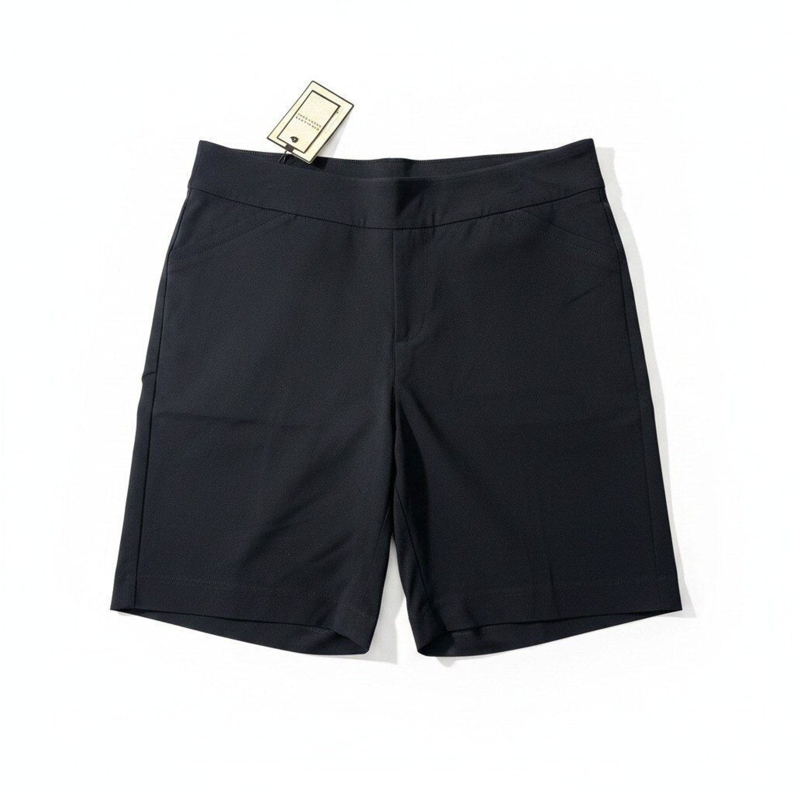 Dana Buchman L Black Shorts Womens Casual Athleisure Comfort Waistband NEW