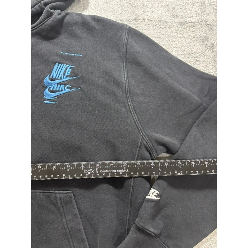 Nike M Black Pullover Hoodie Womens Athleisure Casual Sporty Sweatshirt Crewneck