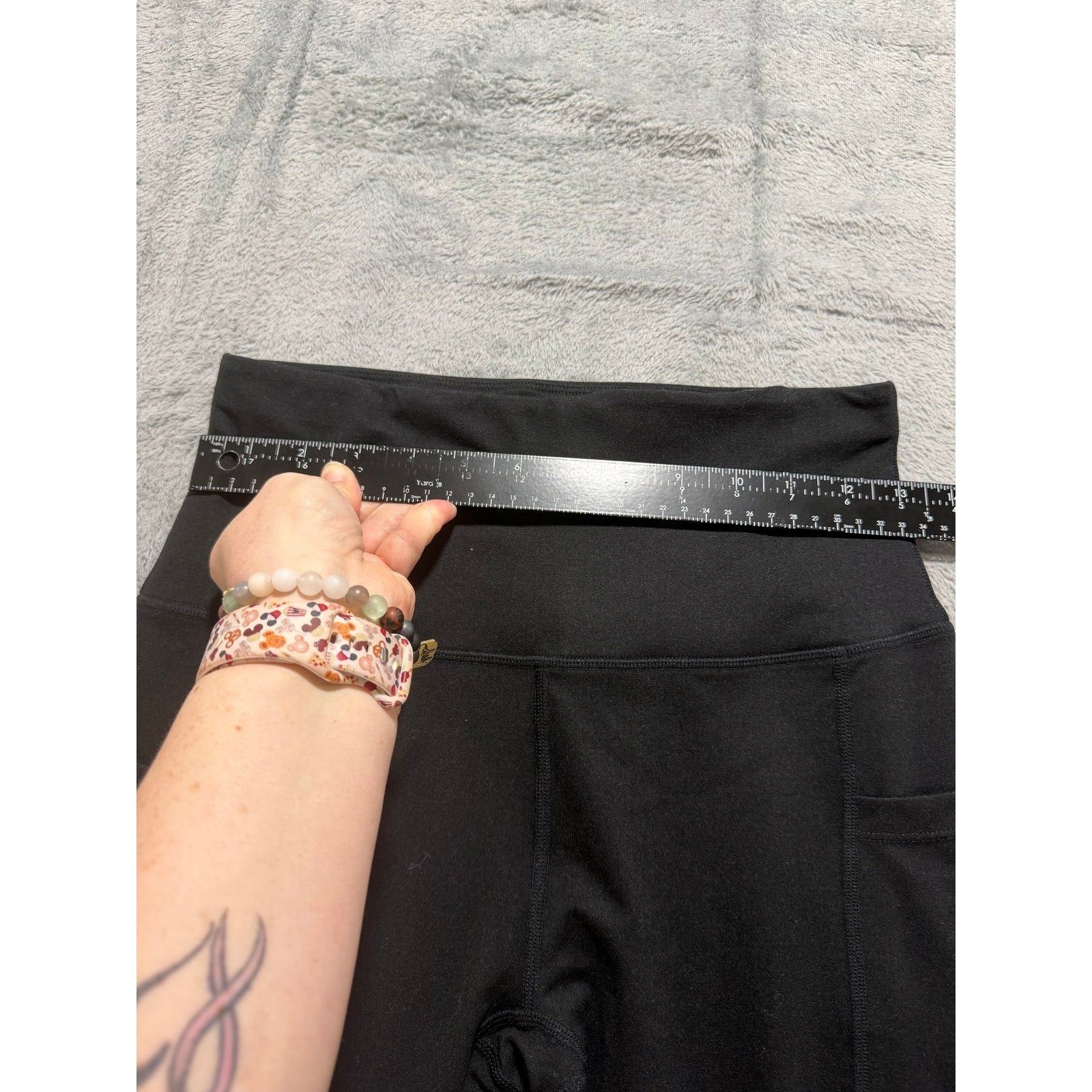 Shapermint Essentials Womens M Black High Waisted Leggings Athleisure Casual
