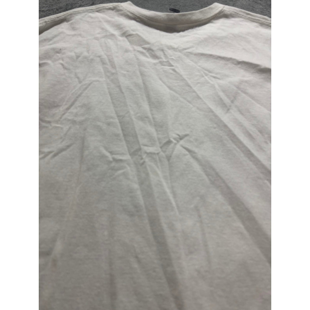 Gildan XL White All In Bear Graphic T-Shirt Womens Casual Vintage