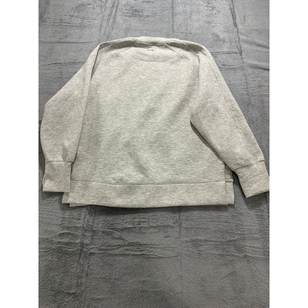 Abercrombie & Fitch YPB neoKNIT Crewneck Sweatshirt Grey Heather Mens Medium