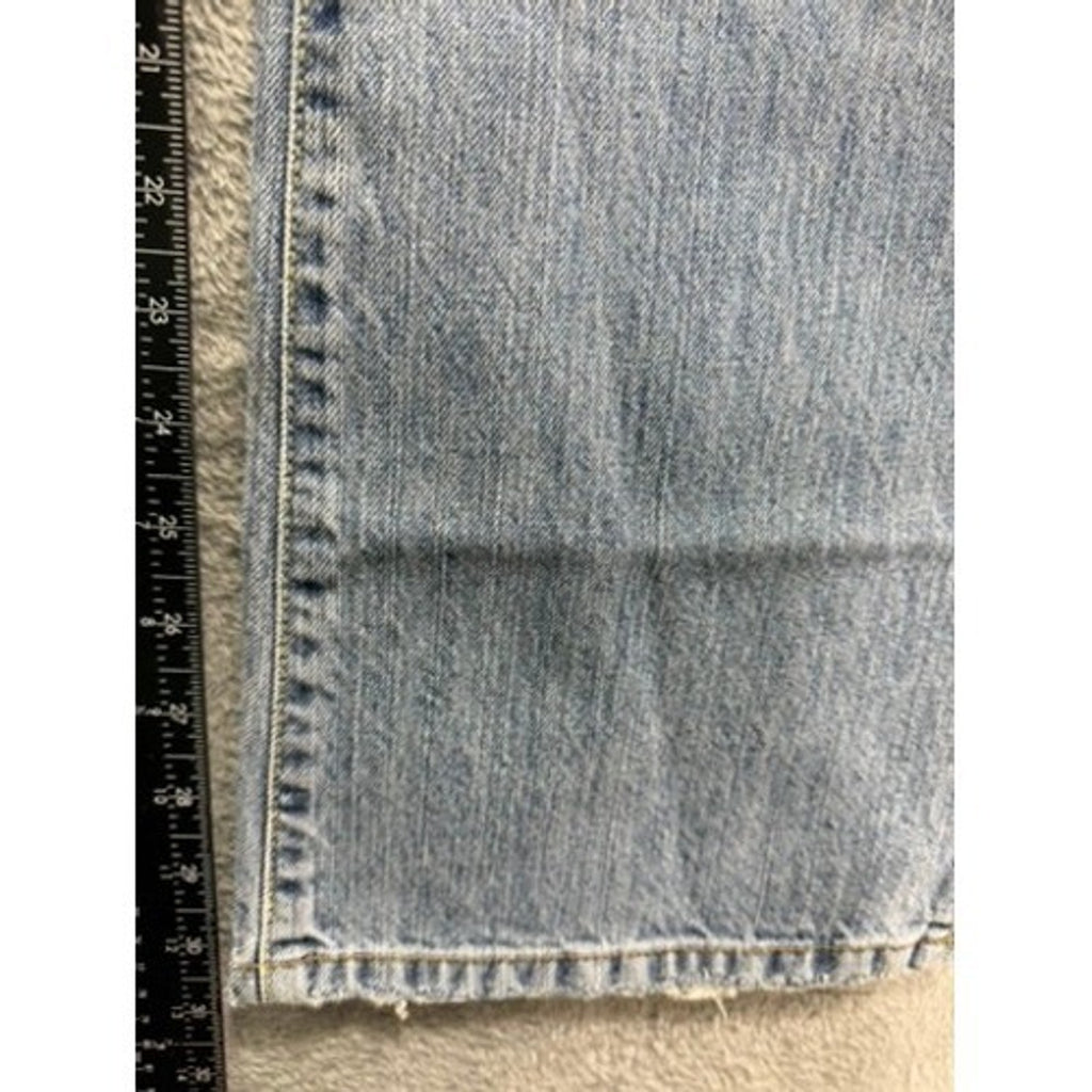 Cruel Girl Low Rise Relaxed Fit Jeans Button Fly Light Wash Denim Size 9 Regular