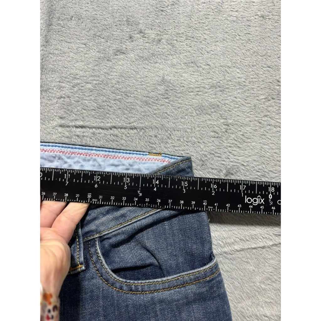 Boden Jeans Womens 12L Blue Straight Leg Mid Rise Stretch Denim Classic