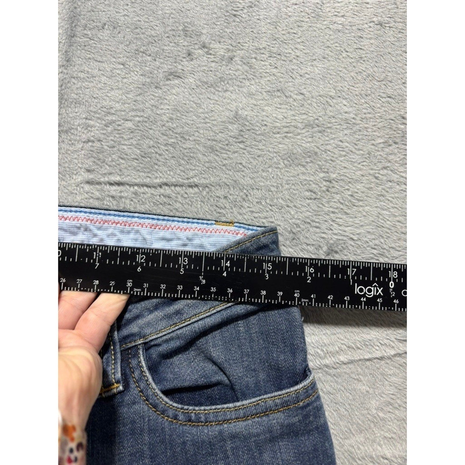 Boden Jeans Womens 12L Blue Straight Leg Mid Rise Stretch Denim Classic