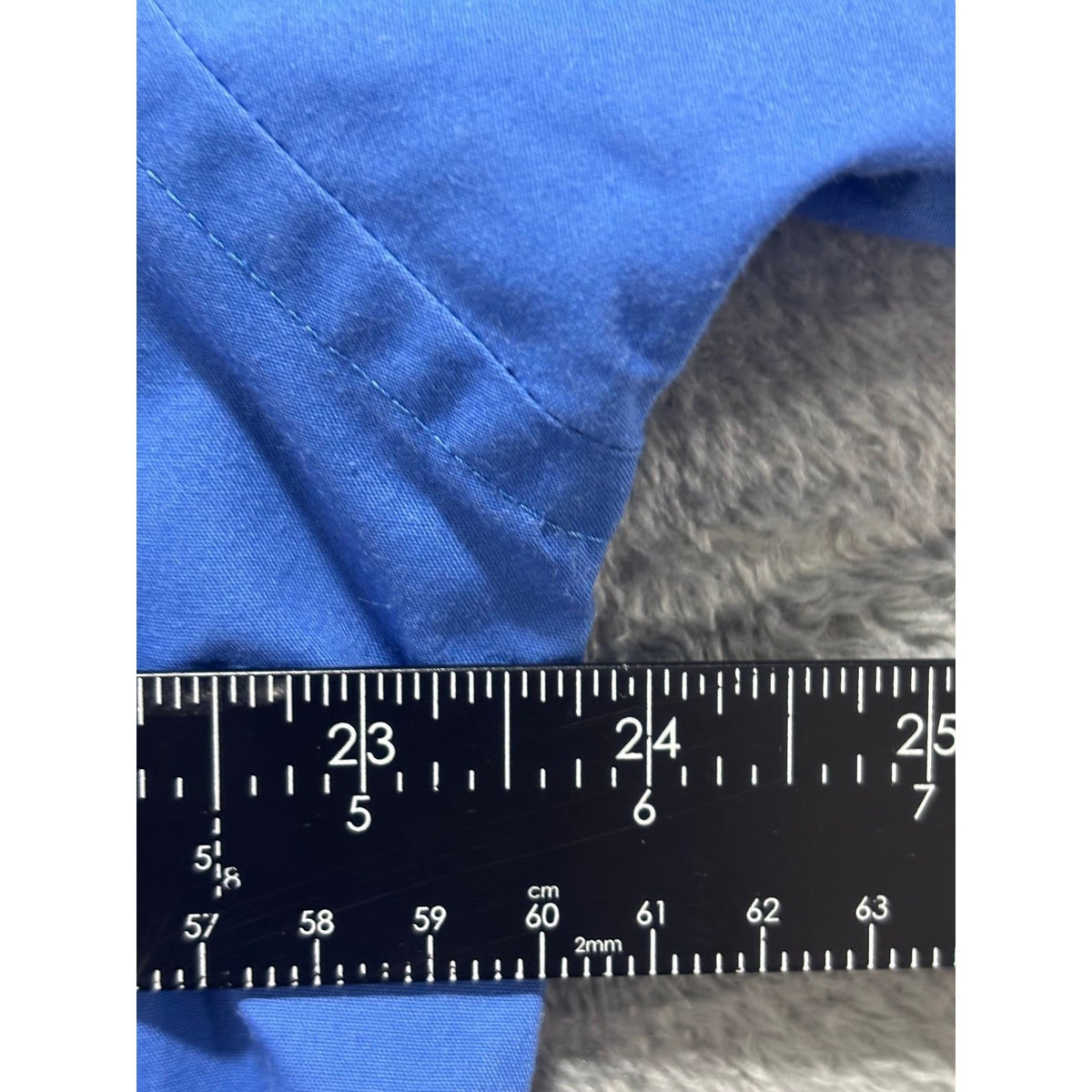 Puritan 16.5 Blue Short Sleeve Button Front Shirt Mens Casual Classic Preppy