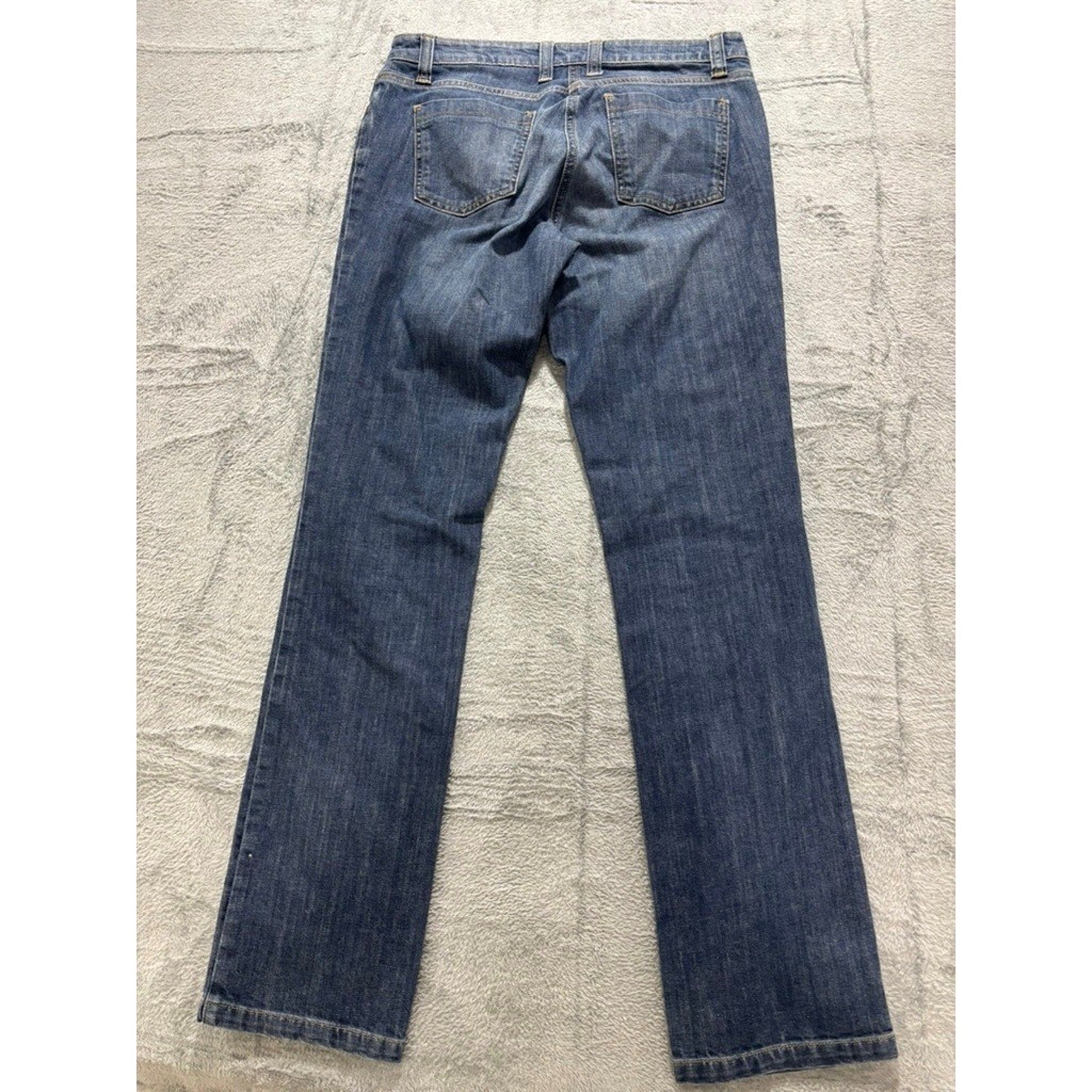 Boden Jeans Womens 12L Blue Straight Leg Mid Rise Stretch Denim Classic