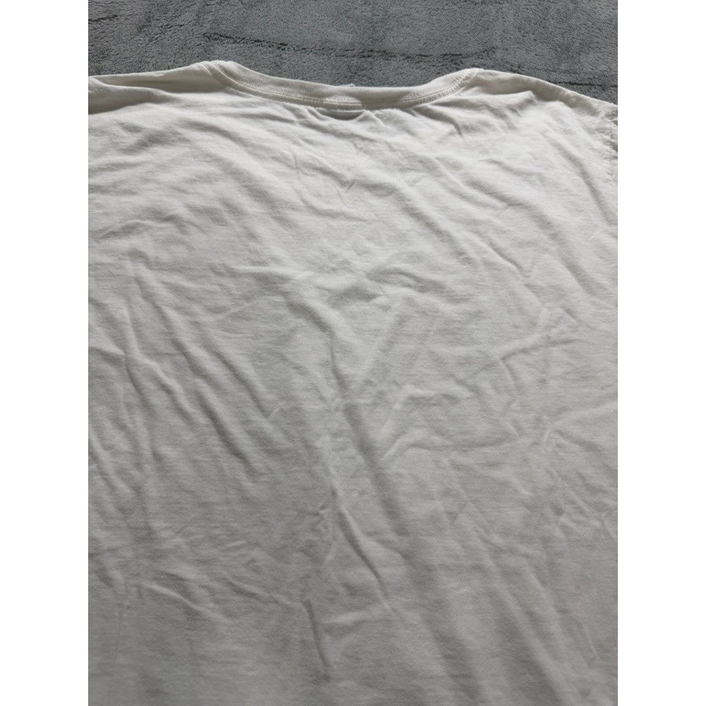Port & Company White Bunny Leopard Glasses Graphic T-Shirt Womens 3XL Quirky