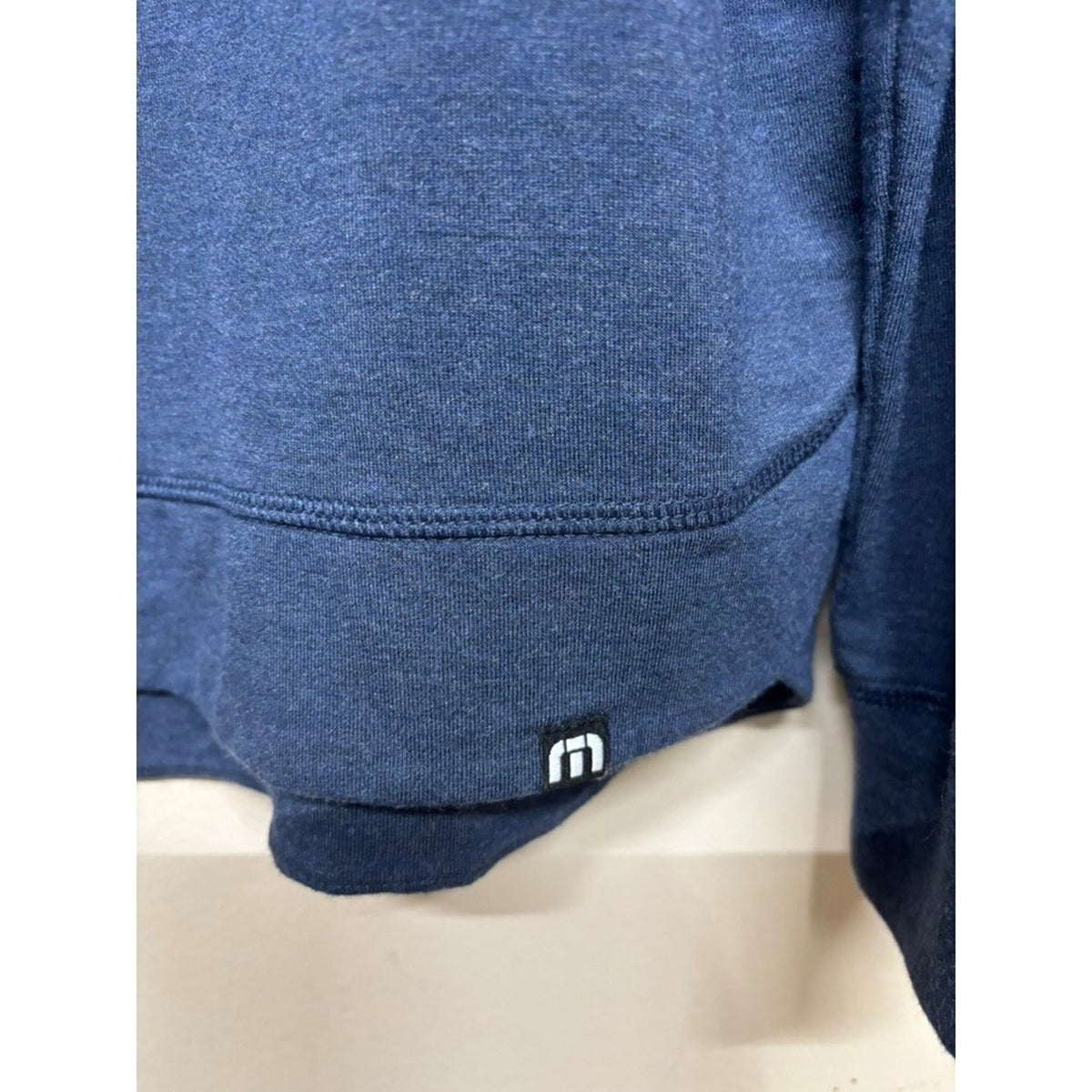 TravisMathew Men's Blue Pullover Sweatshirt Athleisure Crewneck Lounge Gym M
