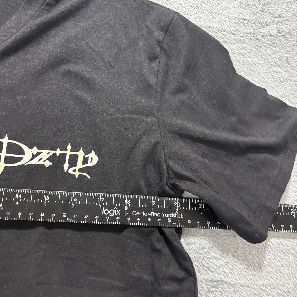Ozzy Osbourne L Black Womens V-Neck Graphic T-Shirt Mama I'm Coming Home Vintage