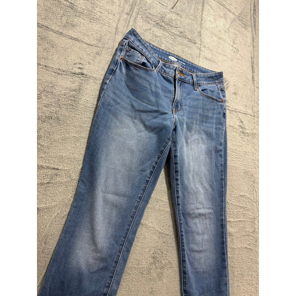 Old Navy 8 Womens Blue Pop Icon Skinny Jeans Casual Classic Denim