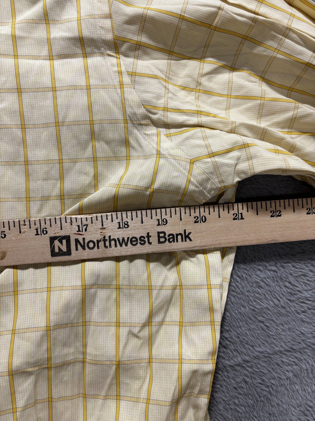 Turnbull & Asser Men's Yellow Check Shirt 15 1/2, photo 4 of 8
