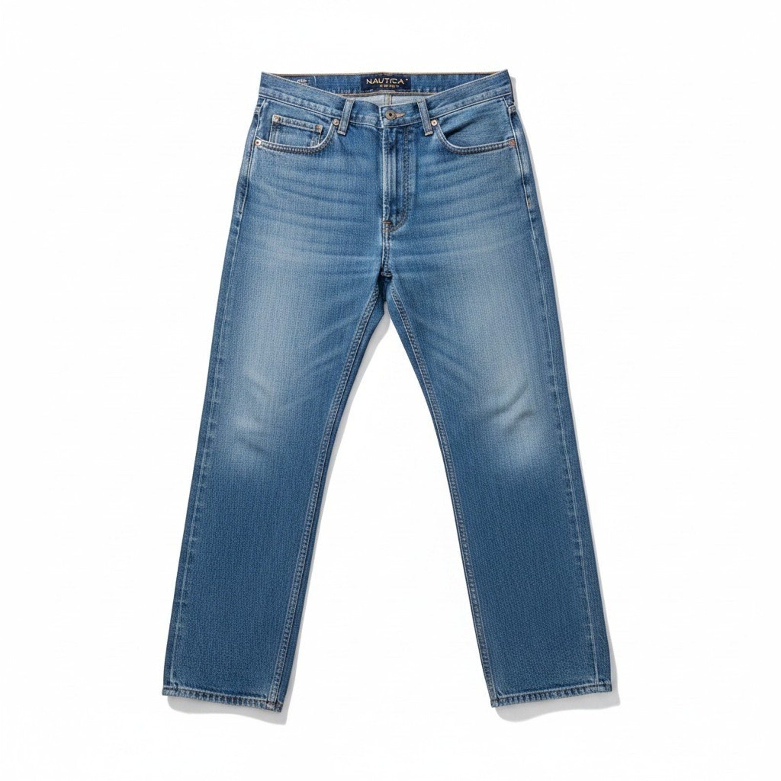 Nautica 36x32 Blue Denim Jeans Mens Classic Fit Vintage Casual