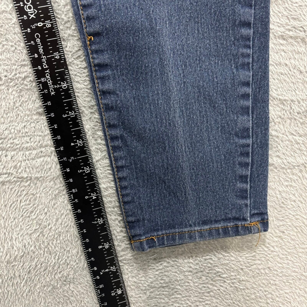Bobbie Brooks 1X Womens Dark Wash Blue Denim Skinny Jeans Casual Plus Size