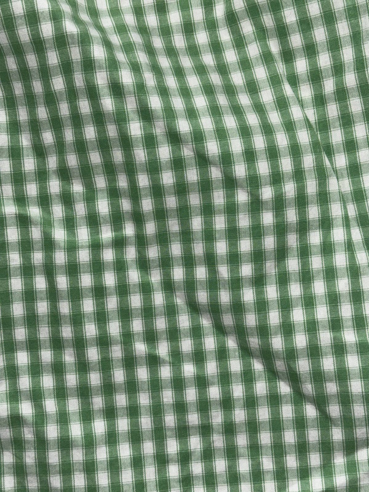 IZOD Men's Green White Gingham Check Shirt Size XL, photo 5 of 9