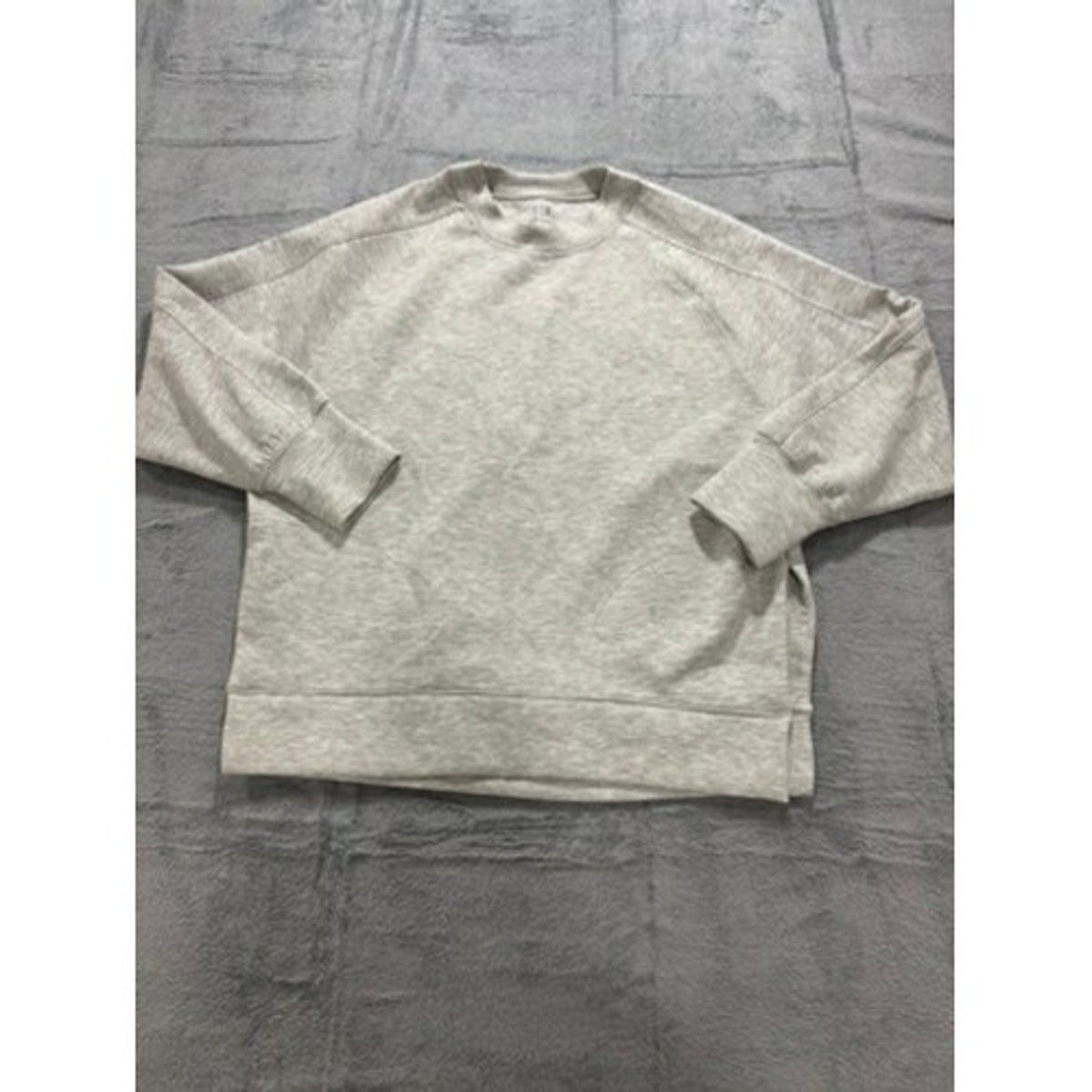 Abercrombie & Fitch YPB neoKNIT Crewneck Sweatshirt Grey Heather Mens Medium