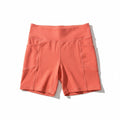 GapFit Womens S Coral Biker Shorts High Rise Athletic Athleisure Casual