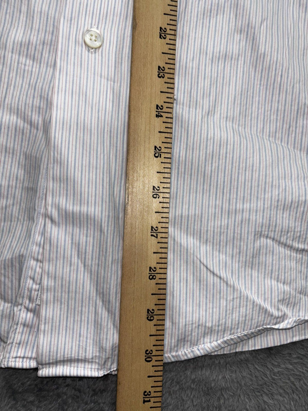Brooks Brothers Men's White Stripe Dress Shirt 16-33, photo 5 of 8