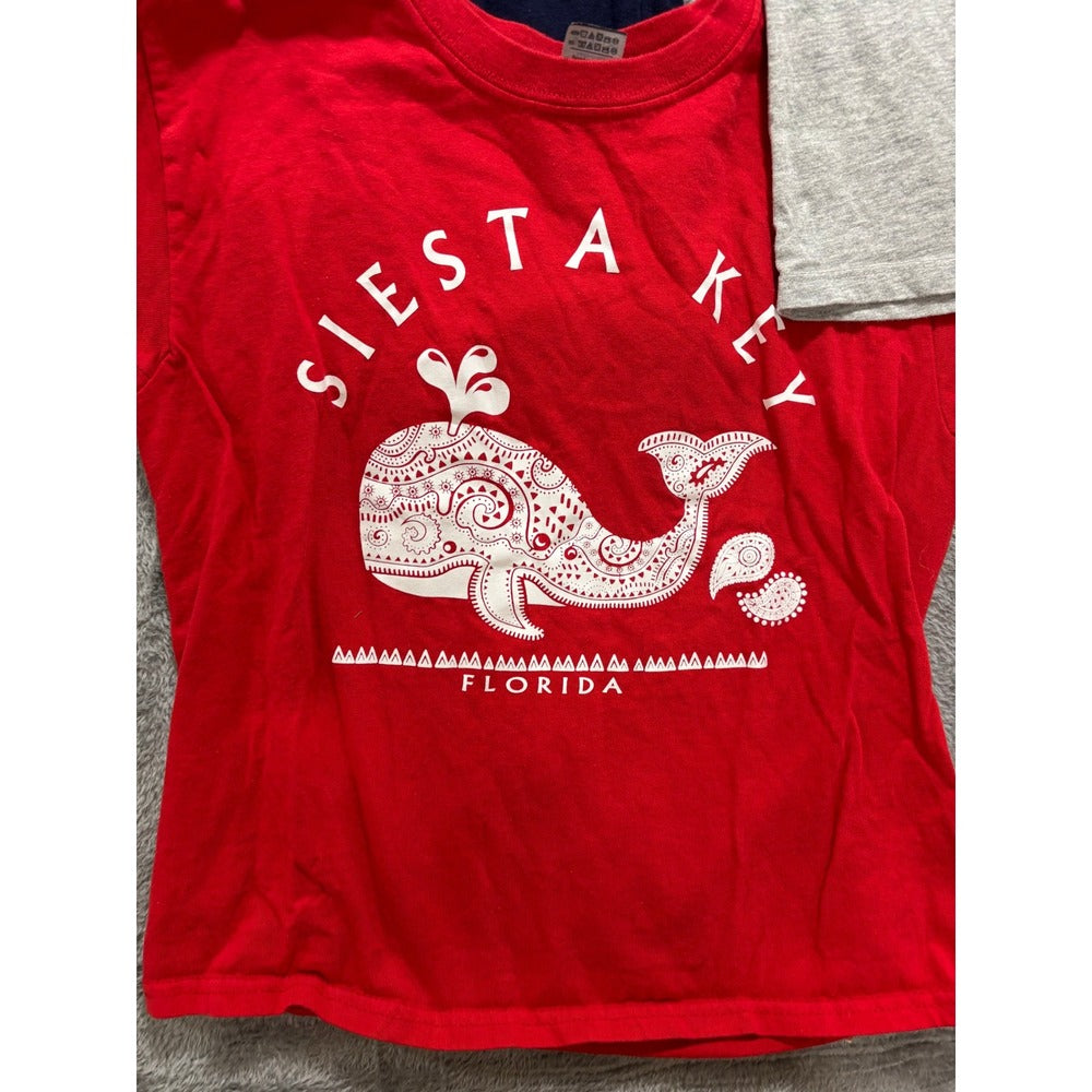 Fila Gap Boys S 7/8 Navy Gray Red Graphic T-Shirt Lot 3pc Casual Athleisure Play