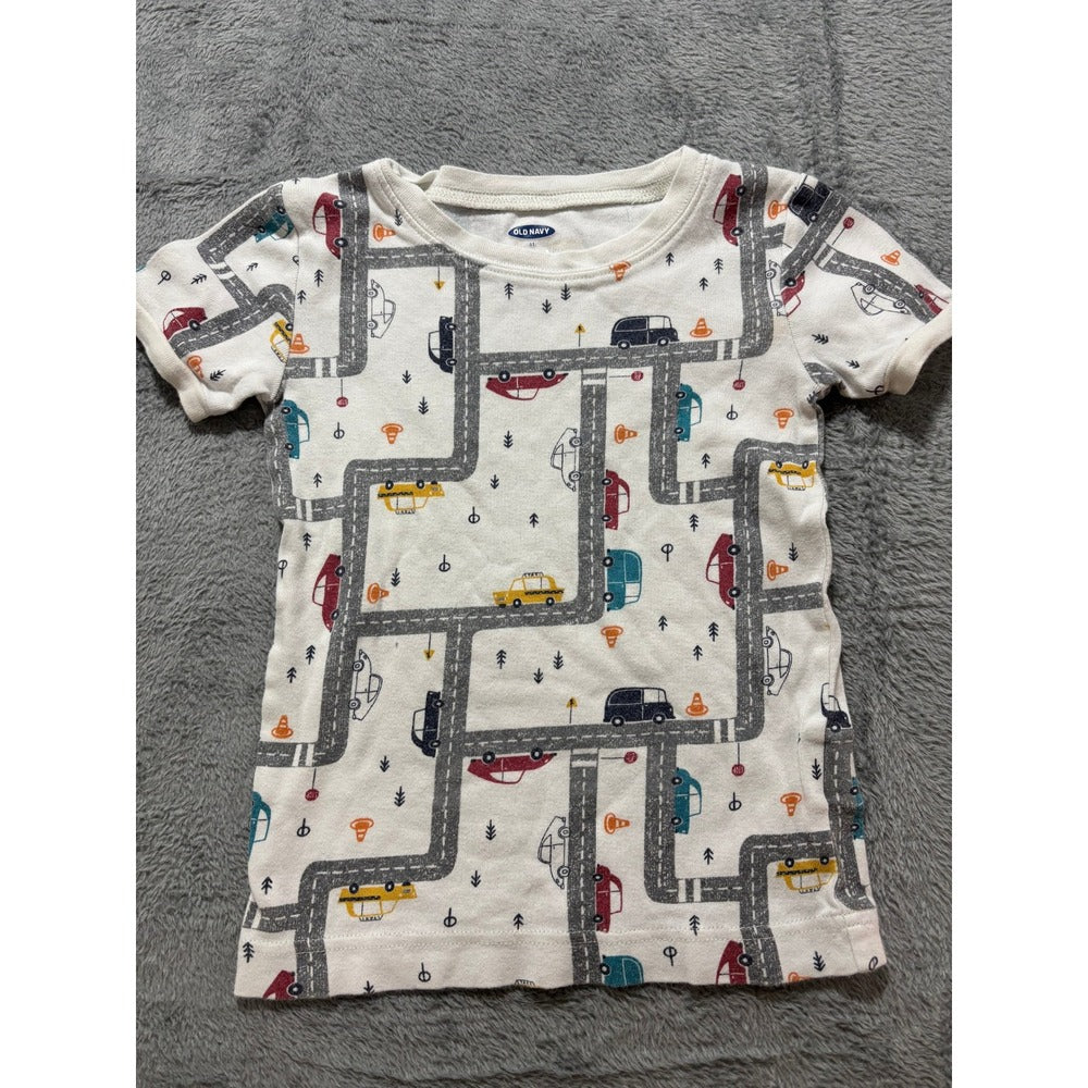 Pottery Barn Old Navy Boys 4 5 6 Red Robe Dinosaur Pajama Set Lot Cozy Casual