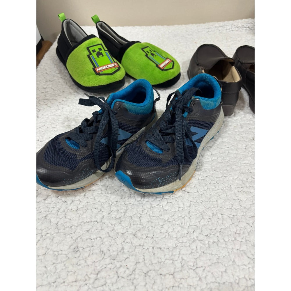 Minecraft TCP New Balance Kids 13-1 Green Blue Brown Shoes Bundle Casual 3 Pair