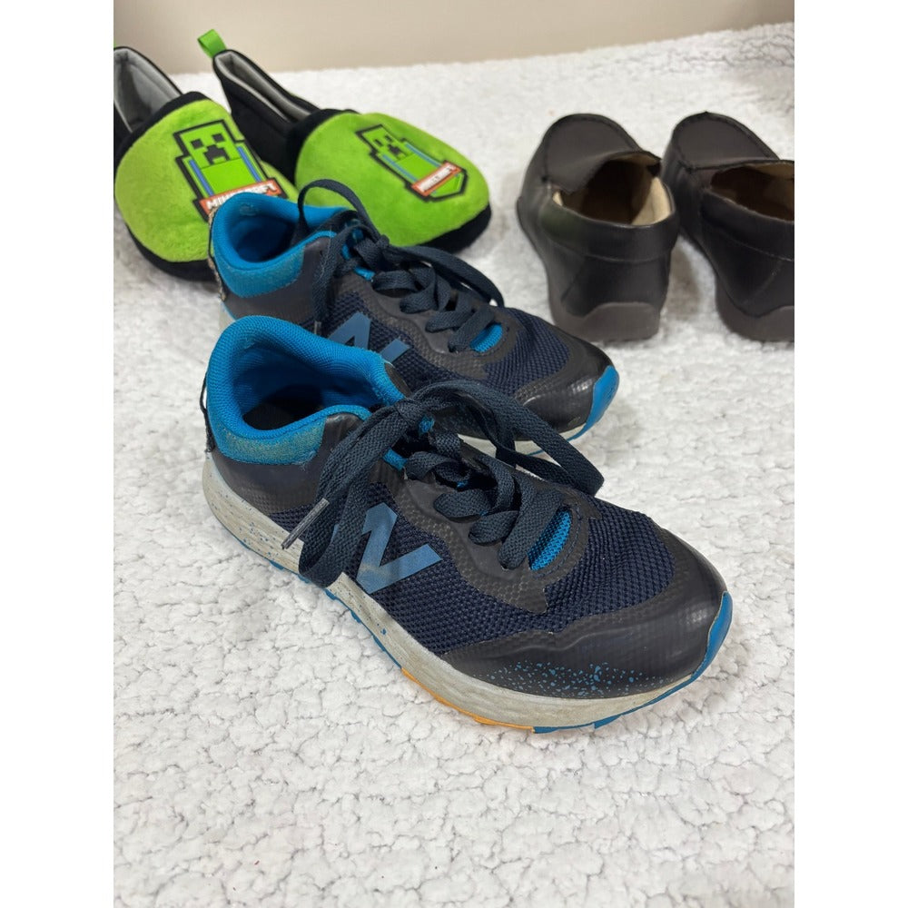 Minecraft TCP New Balance Kids 13-1 Green Blue Brown Shoes Bundle Casual 3 Pair