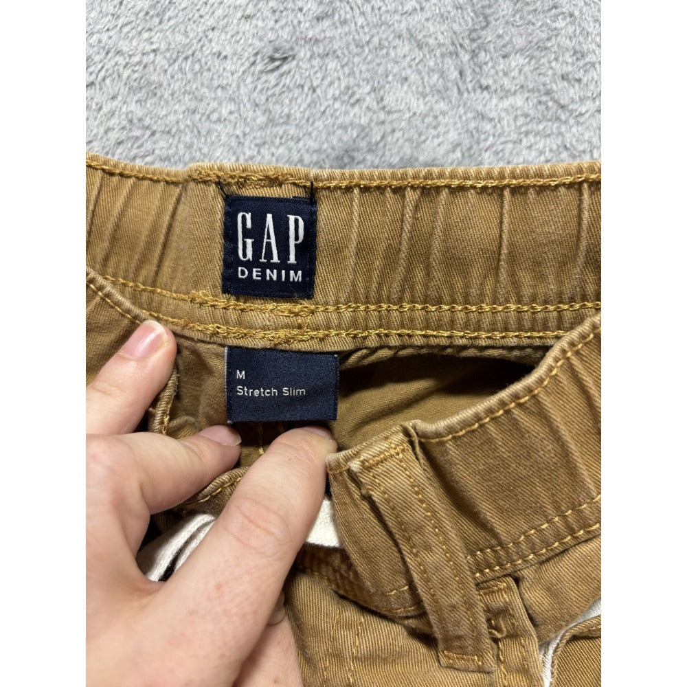 Nike GAP Boys M 10-12 Navy Tan USWNT Soccer Tee Henley Slim Pants Lot 3pc
