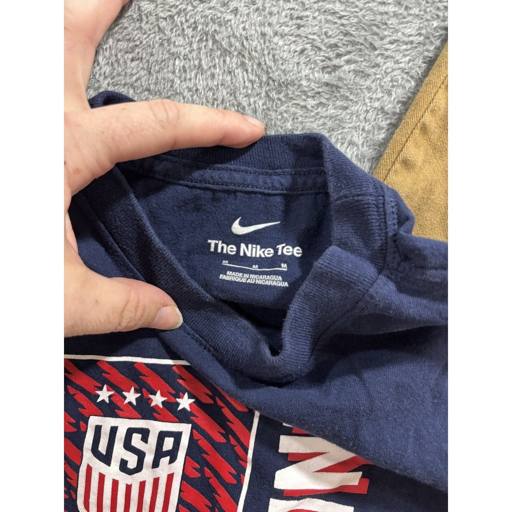 Nike GAP Boys M 10-12 Navy Tan USWNT Soccer Tee Henley Slim Pants Lot 3pc