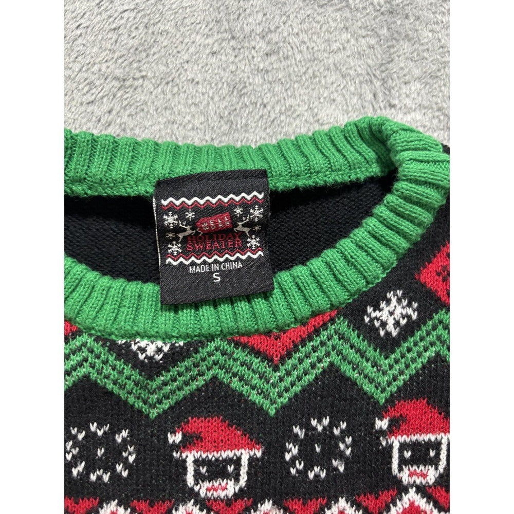 Ugly Christmas Sweater Sleighing The Game Flip Sequin Gamer Level Up Size S