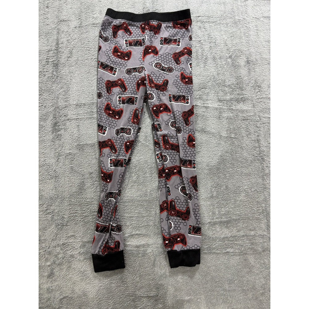 Boys Size 10 Pajama Lot 2 Sets Children's Place Cuddl Duds Sports Gamer PJs