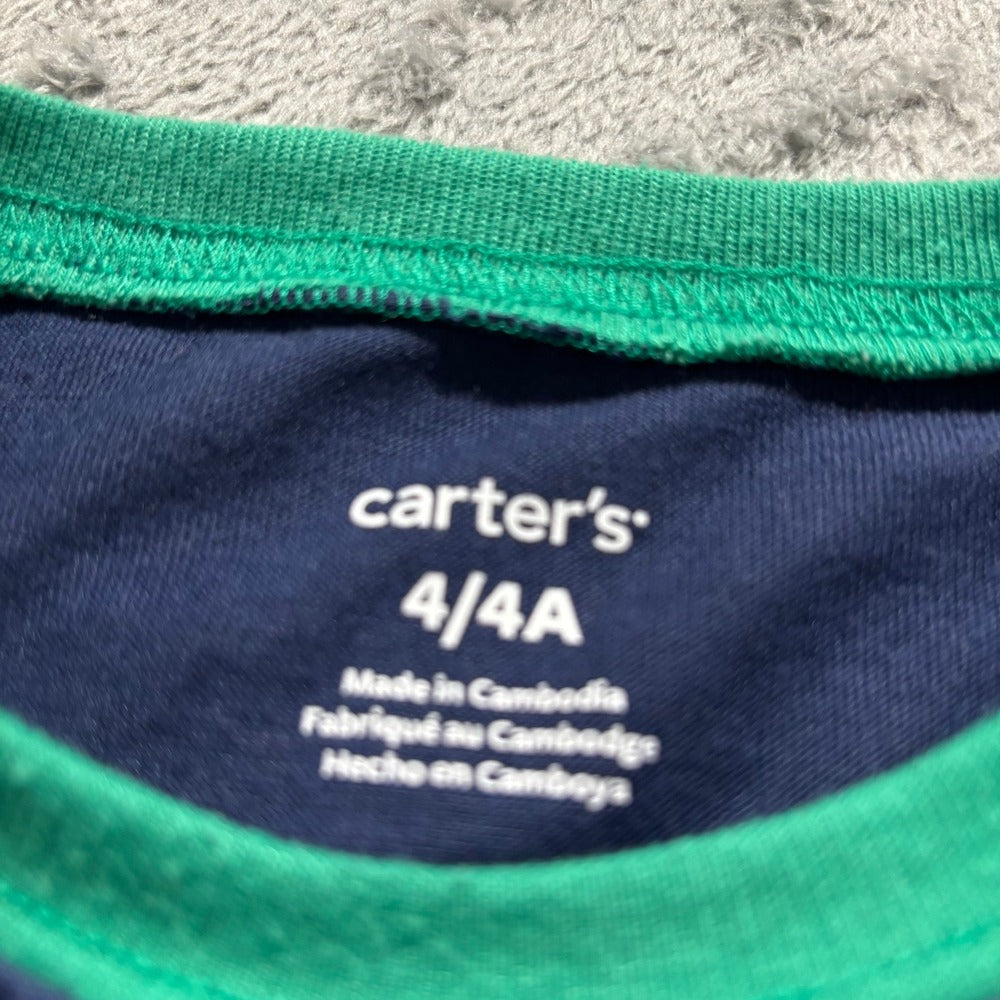 Carter's Jumping Beans 4T Orange Blue Construction Pajama Hoodie Lot Casual 5pc
