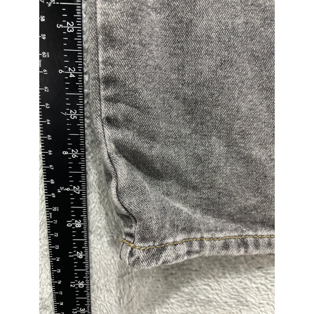 ROMWE M Gray Womens Cargo Jeans Wide Leg Vintage Casual Pants