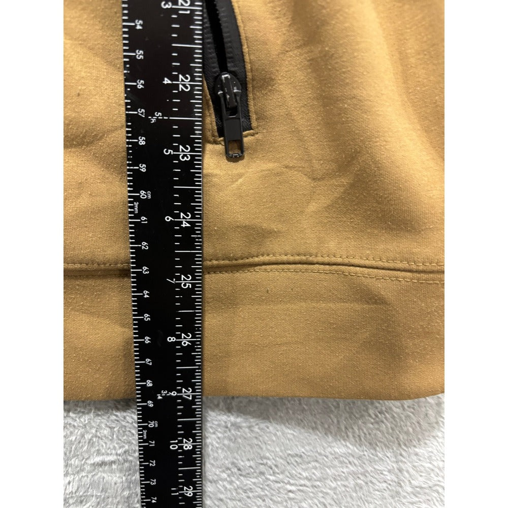 Aero Mvmnt L Tan Hoodie Womens Athleisure Casual Cozy Pullover Sweatshirt