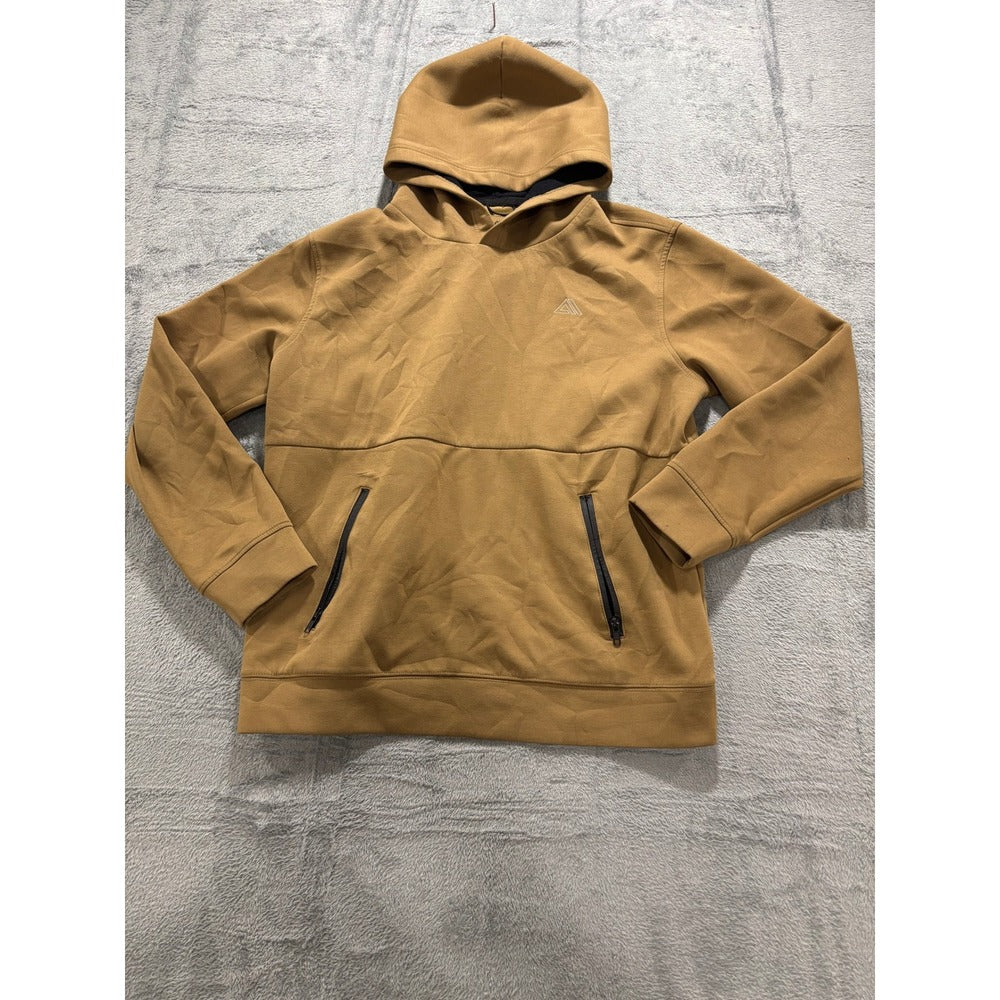 Aero Mvmnt L Tan Hoodie Womens Athleisure Casual Cozy Pullover Sweatshirt