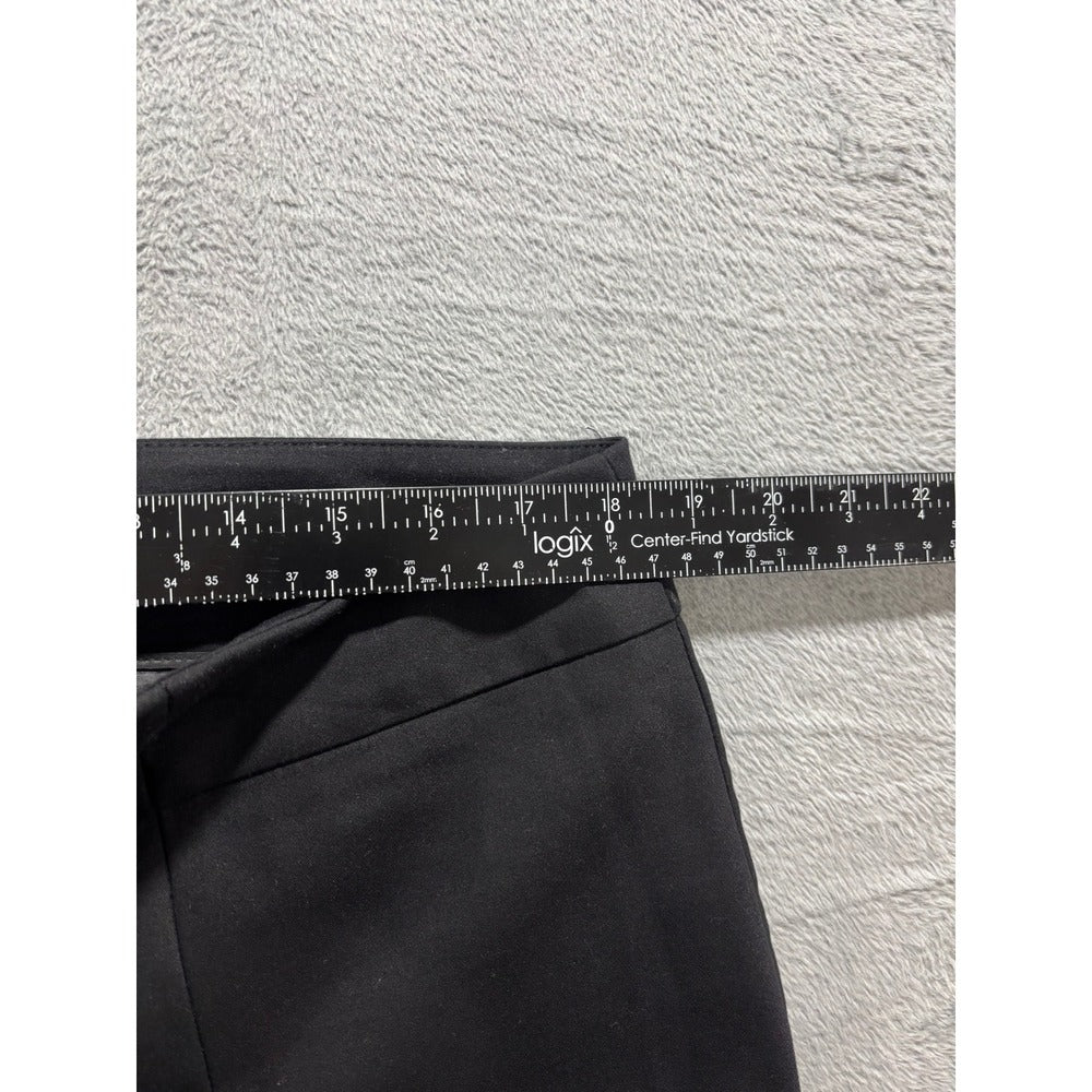 Chico's 3 Tall Black So Slimming Juliet Straight Leg Pants Womens Casual Vintage