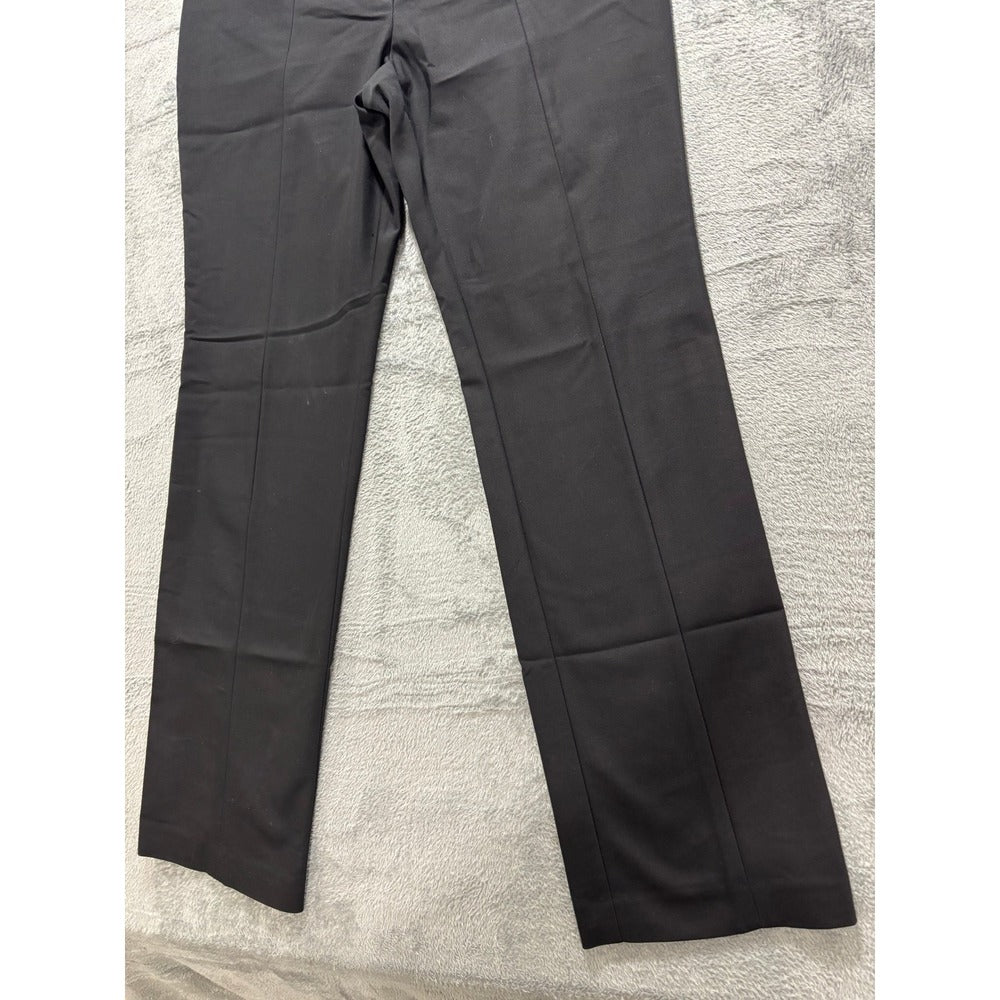 Chico's 3 Tall Black So Slimming Juliet Straight Leg Pants Womens Casual Vintage