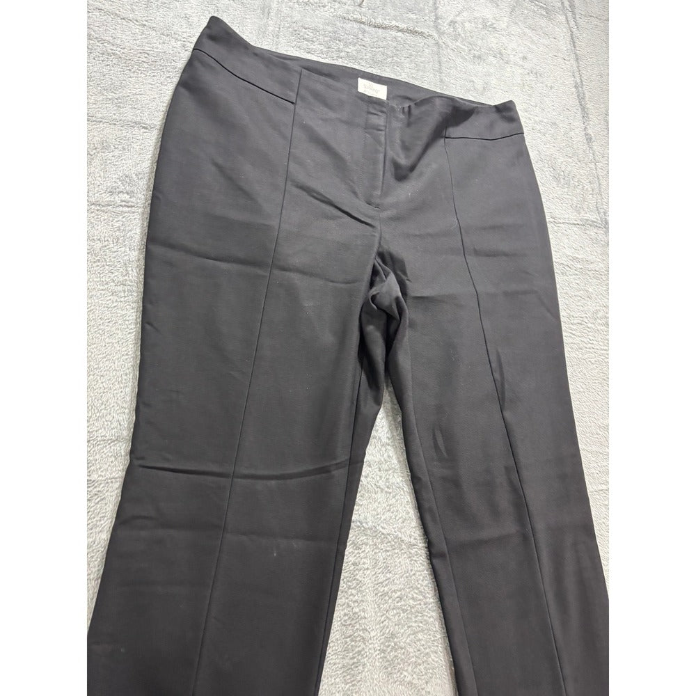 Chico's 3 Tall Black So Slimming Juliet Straight Leg Pants Womens Casual Vintage