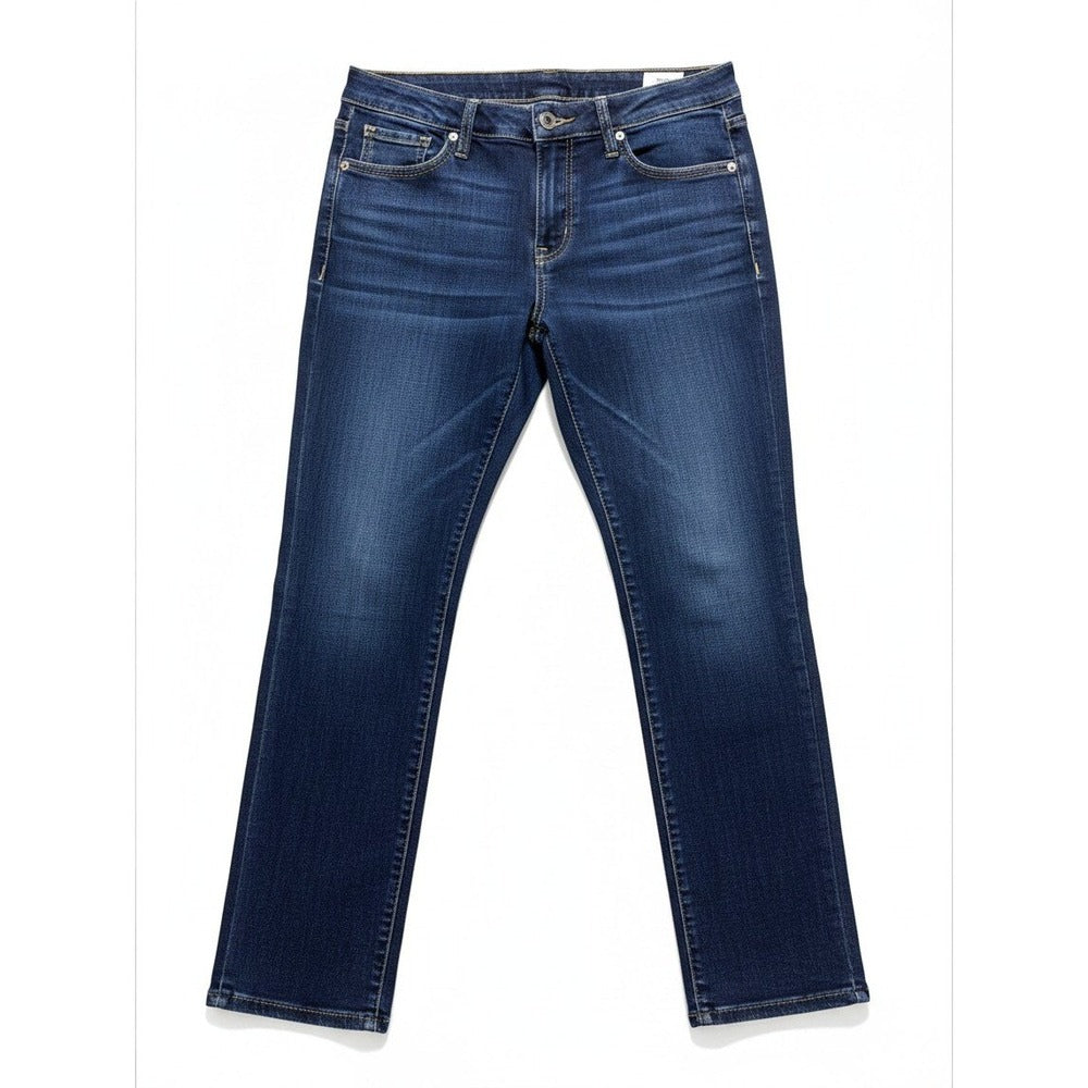 INC Womens 14W Blue Skinny Leg Slim Tech Fit Jeans Casual Classic Denim