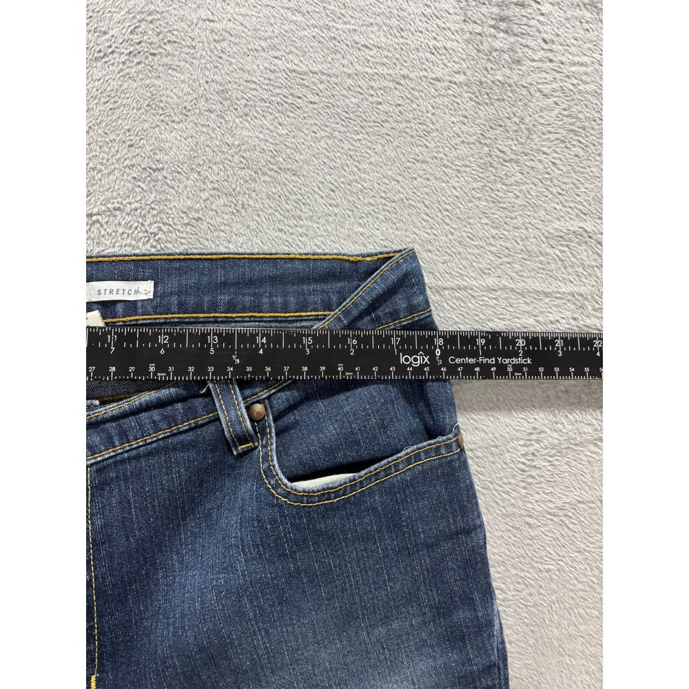 Old Navy 16 Long Womens Blue Boot-Cut Jeans Vintage Casual Denim