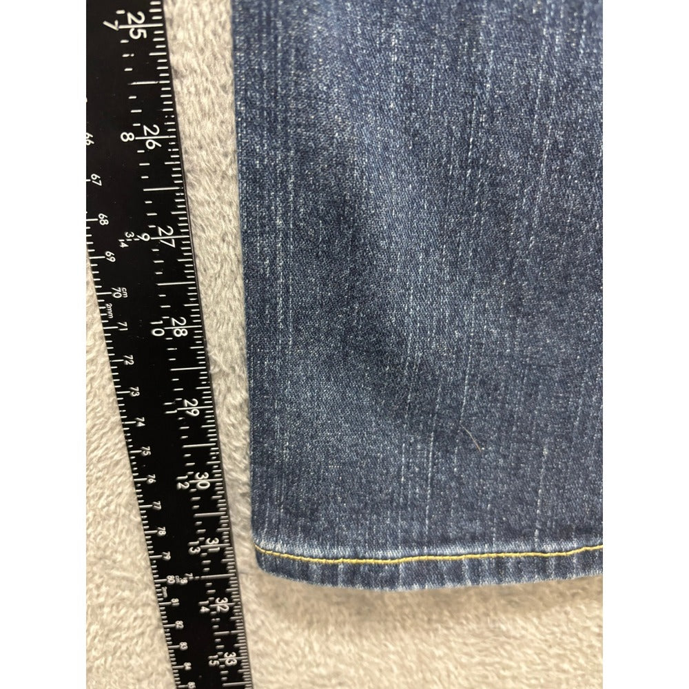 Old Navy 16 Long Womens Blue Boot-Cut Jeans Vintage Casual Denim