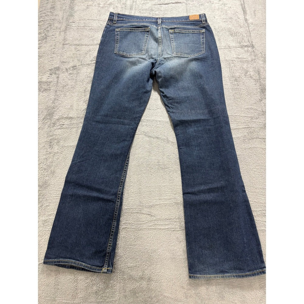 Old Navy 16 Long Womens Blue Boot-Cut Jeans Vintage Casual Denim
