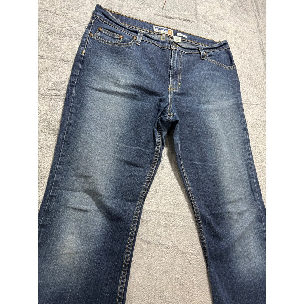 Old Navy 16 Long Womens Blue Boot-Cut Jeans Vintage Casual Denim