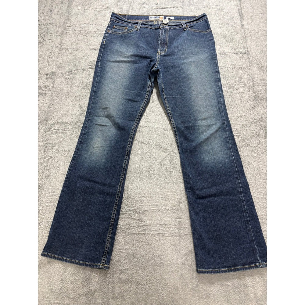 Old Navy 16 Long Womens Blue Boot-Cut Jeans Vintage Casual Denim